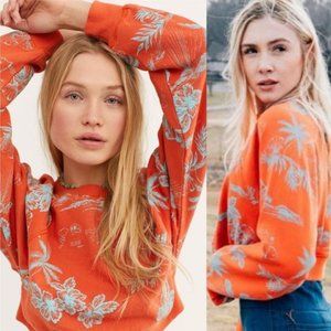 NWT Revolve Free People Poppy Pullover Floral Top Size Medium New With Tags Boho